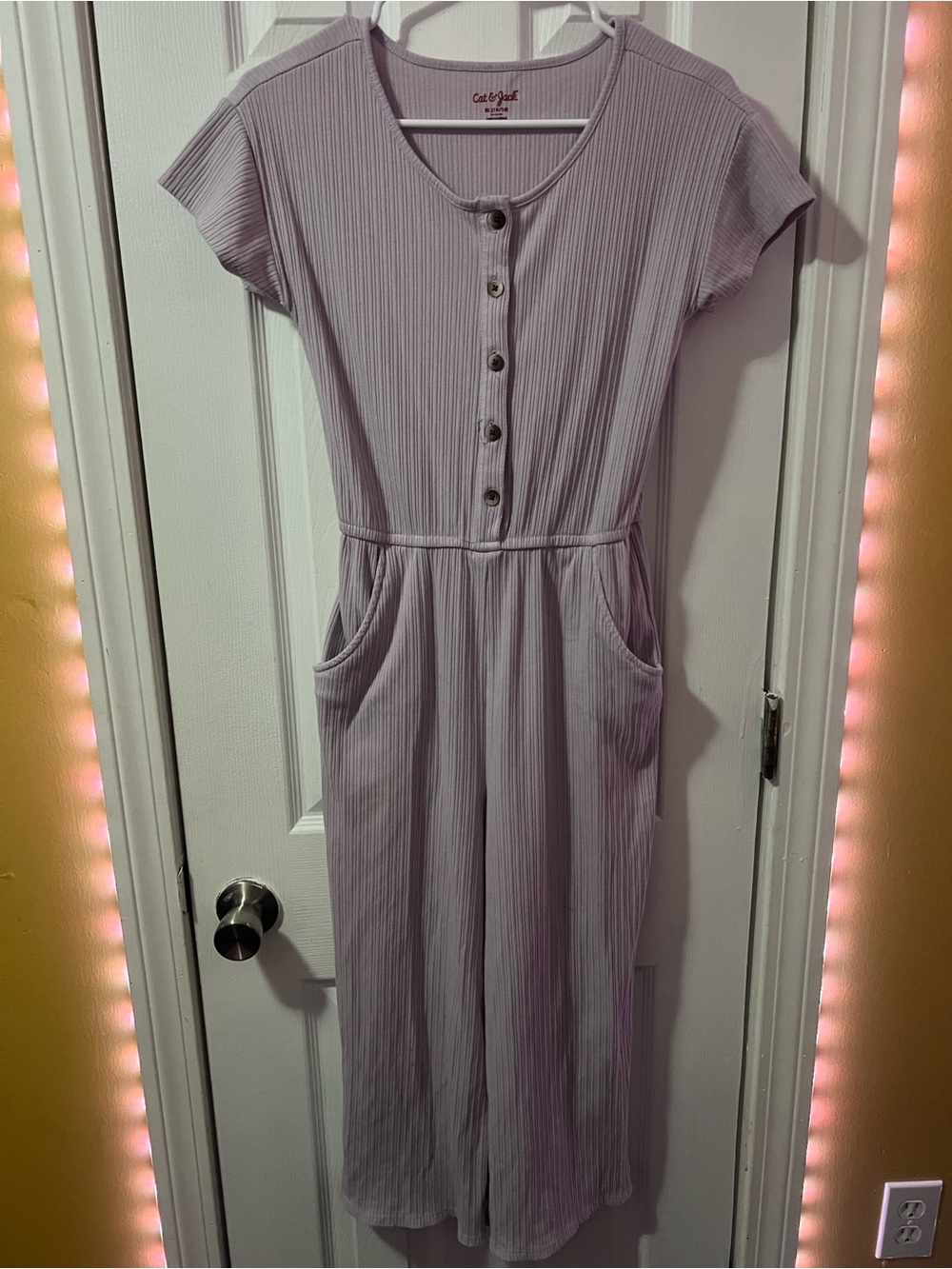 Cat & Jack Big Kids Lavender/Purple Jumpsuit
